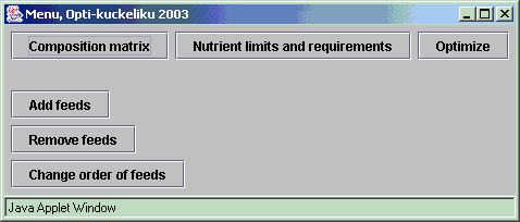screen-dump from the program